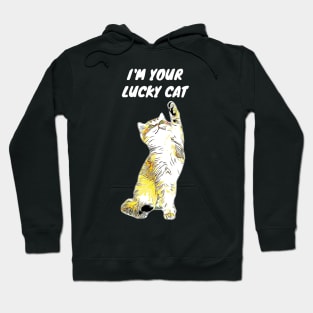 Lucky Cat Maneki Neko Hoodie